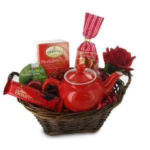  Valentines Gift Basket   Radiant Red Tea 