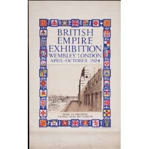  Reprint British Empire Exhibition, Wembley, London, April 