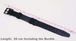 17 mm Black Standard Swatch Replacement Band/Strap/ 