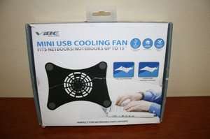 Mini USB Cooling Fan Cooler Fits Laptops Netbooks up to 15.6  