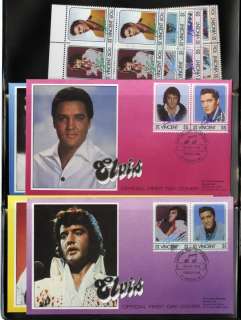 St Vincent Stamps Elvis Presley Mint NH Stock  