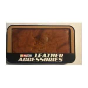  Nascar #16 Greg Biffle Brown Leather Embedded Checkbook 