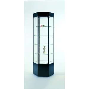    Tecno Display GL103 Hexagonal Tower Case Furniture & Decor