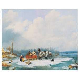  Cornelius Krieghoff   Winter Landscape