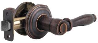 Kwikset 97300 695 Rustic Bronze Ashfield Bed and Bath Privacy Lever 