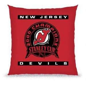  New Jersey Devils Stanley Cup Champion 18 in. Square Team 