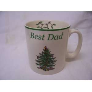  Spode Christmas Tree Best Dad Mug 