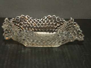 Vintage Clear Shabby Chic Small Glass Dish ~~CUTE~~  