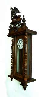 Antique German Kienzle wall clock at 1900  