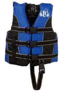 Full Throttle Child Nylon Life Jacket Vest   Blue  