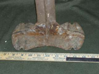 antique cast iron stand cobblers last for shoe repair  