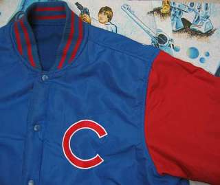 iii Reversible CHICAGO CUBS Wool Leather LETTERMAN JACKET XL 