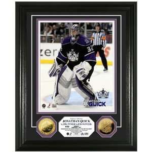  Los Angeles Kings Jonathan Quick 24KT Gold Coin Photo Mint 