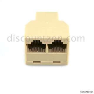 RJ45 CAT 5 6 LAN Ethernet Splitter/Connector/Adapter PC  