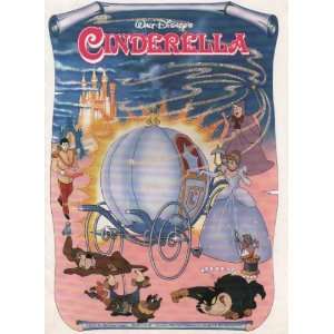  Walt Disneys Cinderella   Movie Poster Print Everything 
