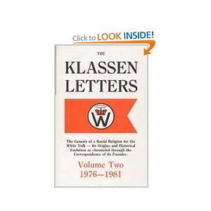    The Klassen Letters Volume 2 1976 1981 Ben Klassen Books