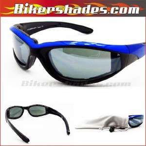 Magnum Motorcycle Sunglasses with Foam Cushion Gasket by Bikershades 