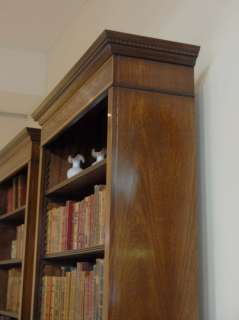 Sheraton Open Front Bookcase Book Case Inlay  