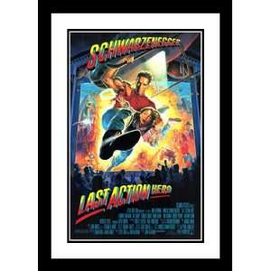 Last Action Hero 32x45 Framed and Double Matted Movie Poster   Style B