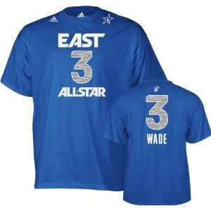  Dwyane Wade Blue 2012 NBA All Star East Game Name and 