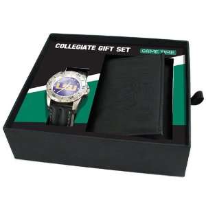 LSU Watch and Wallet Gift Set 