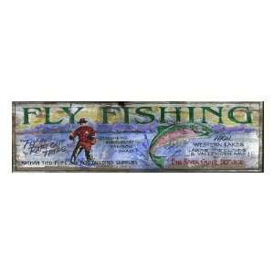  Customizable Big River Fly Fishing Vintage Style Wooden 