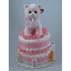  Precious Kitty Diaper Cake Baby