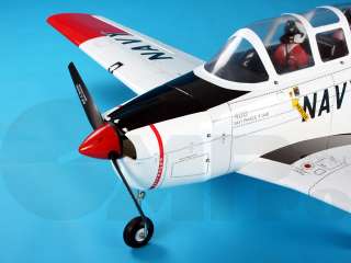 5CH RC Airplane NAVY T 34 MENTOR 58WS ARF W/Retracts  