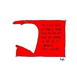 Short Time To Live by gapingvoid Hugh MacLeod   Sports Memorabilia 