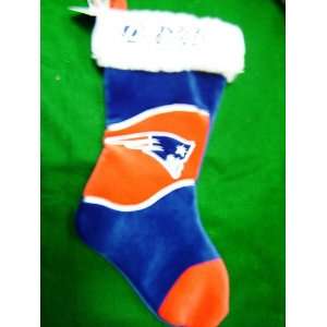  New England Patriots 17 Inch Holiday Stocking Sports 