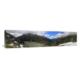 Valley Through the Mountains   Gallery Wrapped Canvas   Museum Quality 