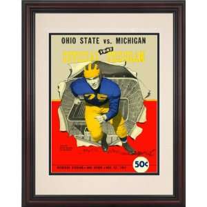  1947 Michigan Wolverines vs. Ohio State Buckeyes 8.5 x 11 