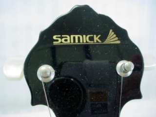 SAMICK BLUEGRASS BANJO SB55 REMO WEATHER HEAD 5 STRING MAHOGANY NECK 