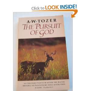  The Pursuit of God (9780875093666) A. W. Tozer Books