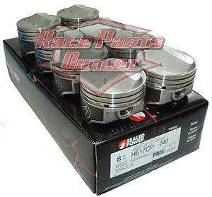 New Speed Pro SBC Chevy 350 .275 Dome Pistons .40 Over  