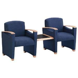  Fabric Guest Chairs with Center Table