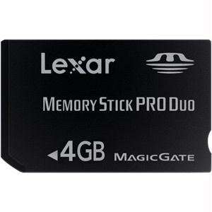   By Lexar Media 4GB Memory Stick PRO Duo   4 GB
