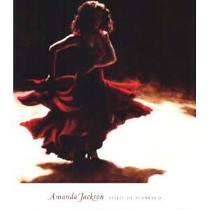  Flamenco Finest LAMINATED Print Amanda Jackson 20x23