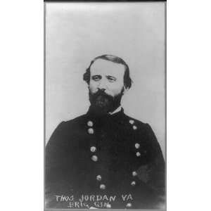   Thomas Jordan,1819 1895,Confederate General,Civil War