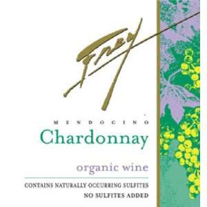  2009 Frey Organic Chardonnay 750ml Grocery & Gourmet 
