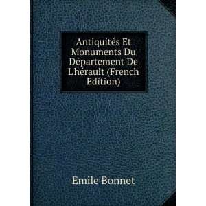   DÃ©partement De LhÃ©rault (French Edition) Emile Bonnet Books