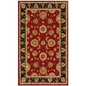   Rugs Jewel 70230 Pom Persian Rug   Red/Black, 5.3 ft. Round Home