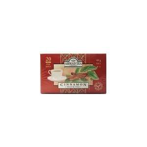 Ahmad Tea Cinnamon Tea   Box of 20 Tea Grocery & Gourmet Food