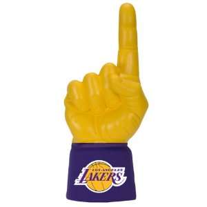 Ultimatehand Foam Finger NBA LA Lakers Combo YELLOW HAND/PURPLE JERSEY 