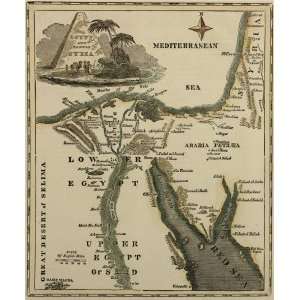 UK map of Egypt and Arabia (c. 1780)