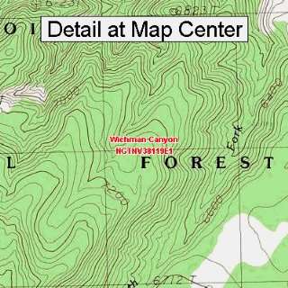   Map   Wichman Canyon, Nevada (Folded/Waterproof)