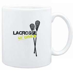  Mug White  Lacrosse   My Game  Sports