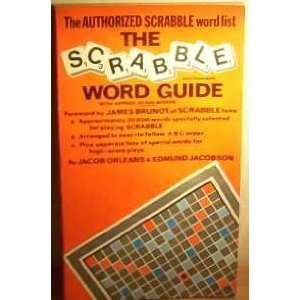  The Scrabble Word Guide (9780340017555) EDMUND JACOBSON 