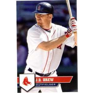  2011 Topps Major League Baseball Sticker #12 J.D. Drew 