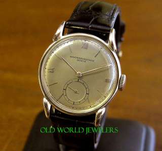 Vacheron & Constantin Vintage 18K Rose Gold Wristwatch with FancyTear 